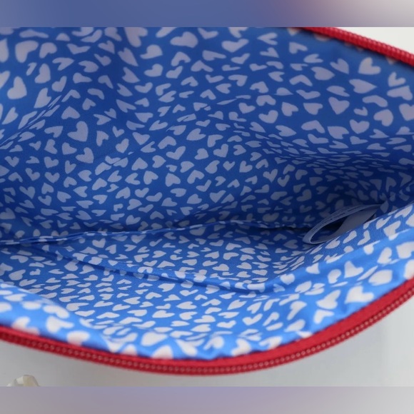 Brighton With Love From Me To You Zip Canvas Cosmetic Pouch, EUC. - Picture 3 of 3